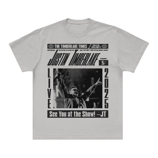 Newspaper Tour Tee