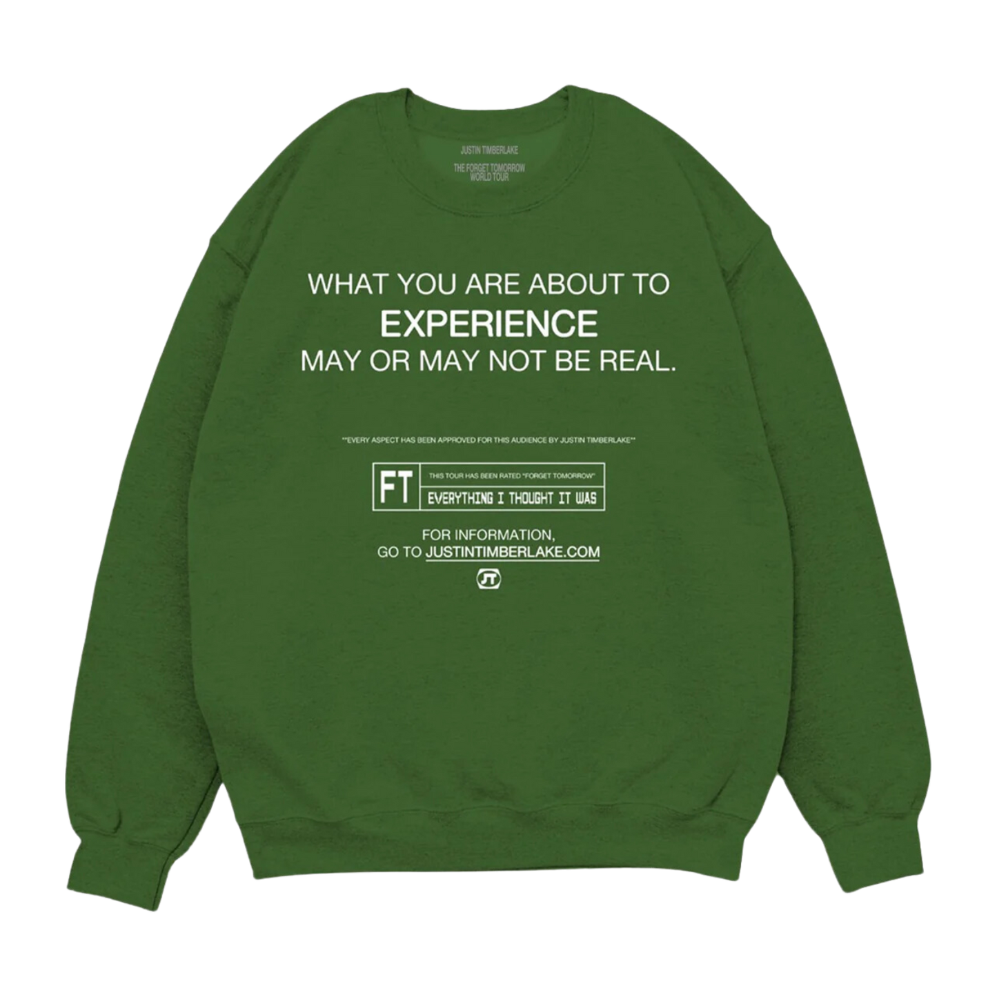 What Are You About Alpine Green Crewneck Sweatshirt